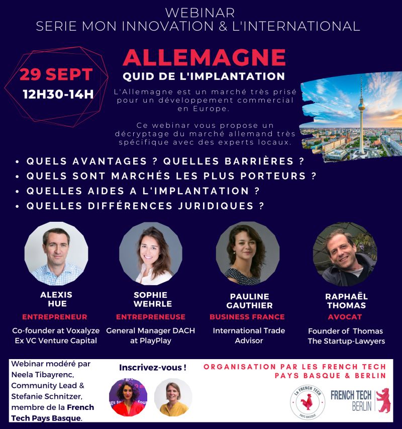 Webinar Allemagne le 29 septembre 2022 - Mon innovation & l'international